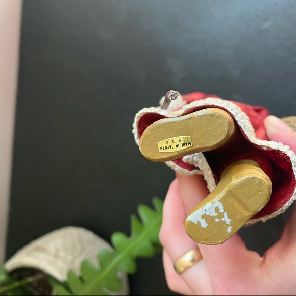 Vintage Santa Figurine Paper Mache Taiwan R.O.C - Picture 4 of 8